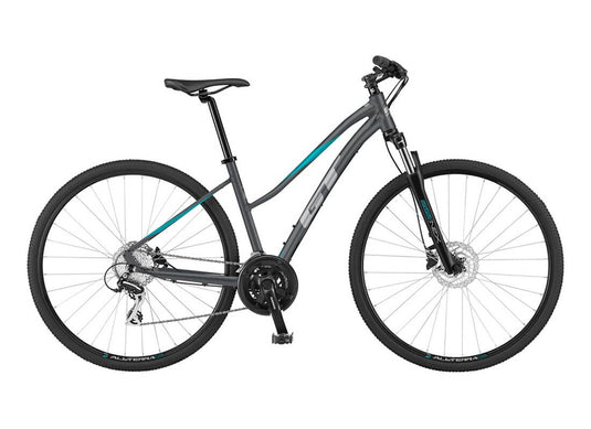 GT Transeo Comp Tourney Womens City Bike in Grey