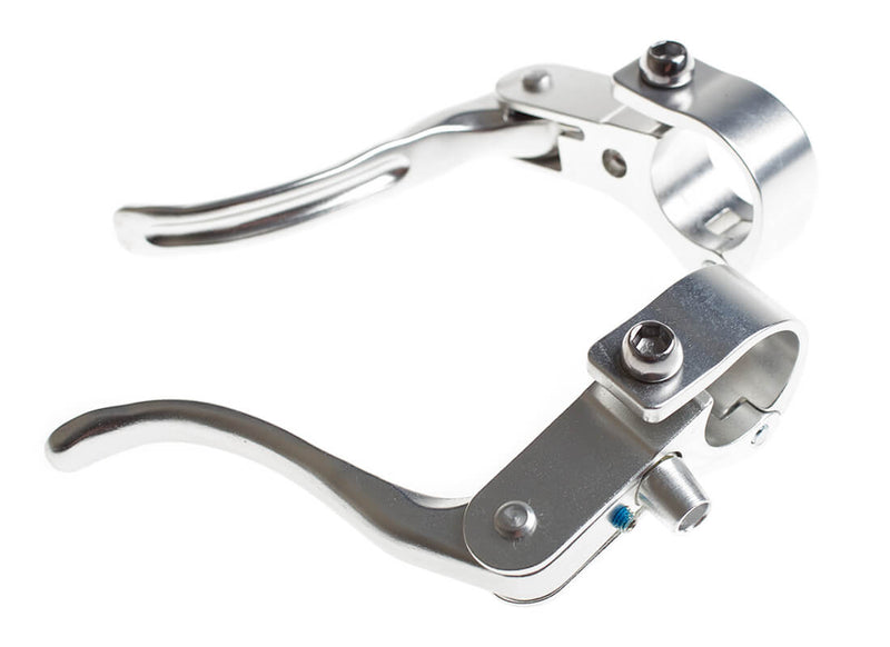Load image into Gallery viewer, BLB Crosstop Brake Levers in Silver - Sold in pairs
