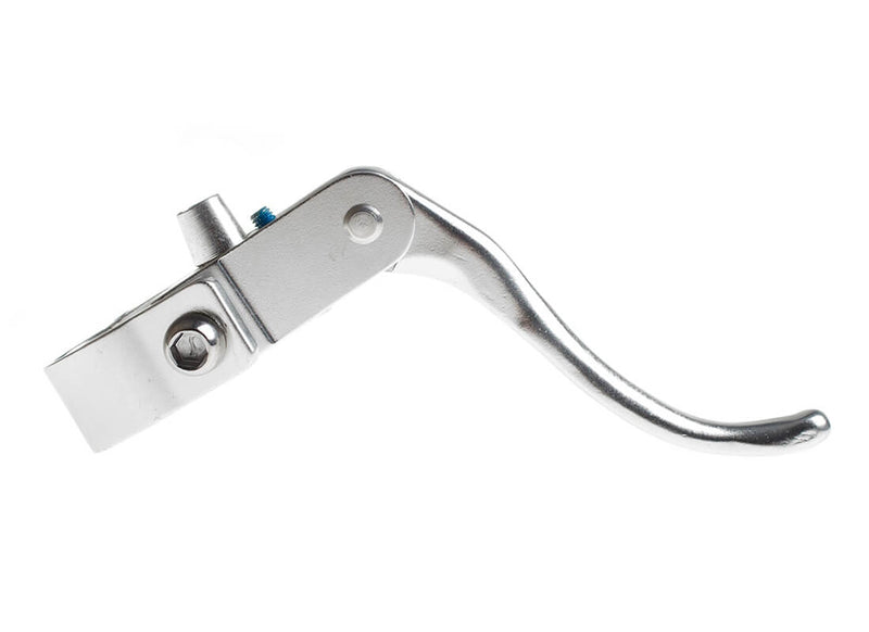 Load image into Gallery viewer, BLB Crosstop Brake Levers in Silver side angle
