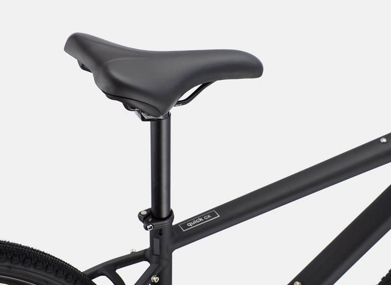 Load image into Gallery viewer, Cannondale Quick CX 4 Tourney City Bike Saddle Details

