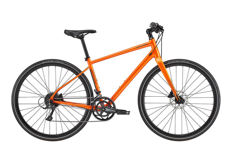 Load image into Gallery viewer, Cannondale Quick Disc 2 700c Lightweight Urban Flatbar Road Bike in Orange
