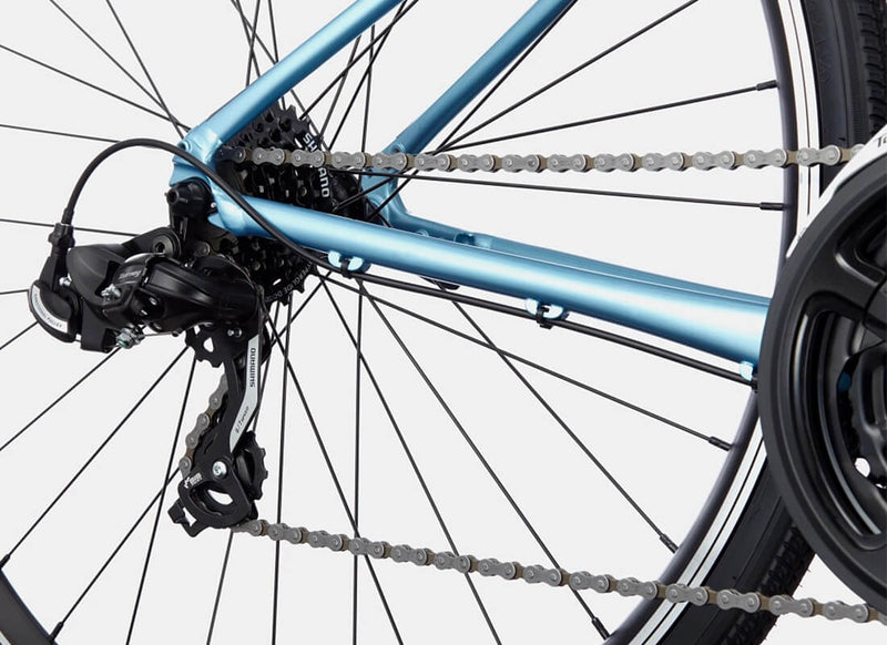 Load image into Gallery viewer, Canondale Quick 6 Remixte Tourney Womens City Bike Rear Derailleur Details
