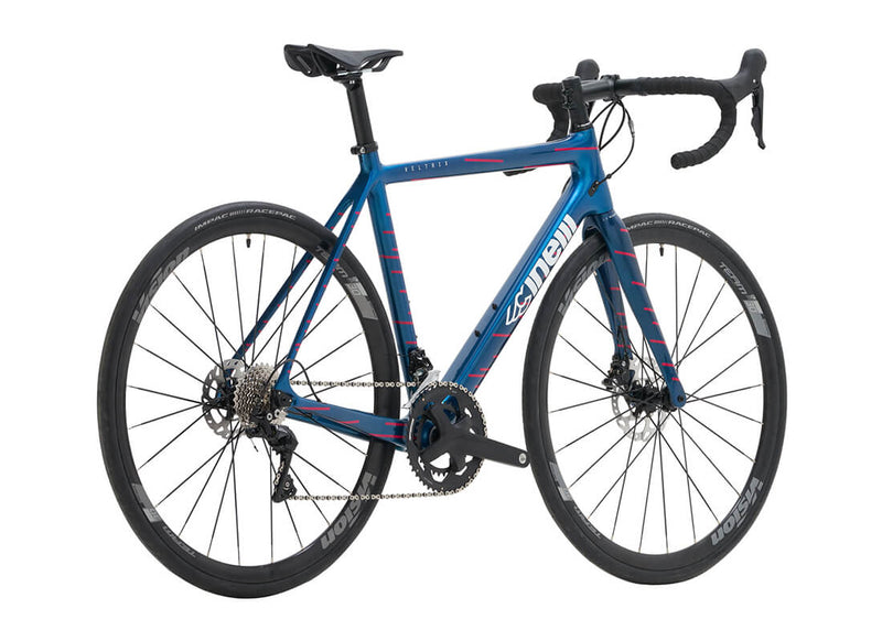 Load image into Gallery viewer, Cinelli Veltrix Disc 105 11x Hydro Bike in Blue and Pink
