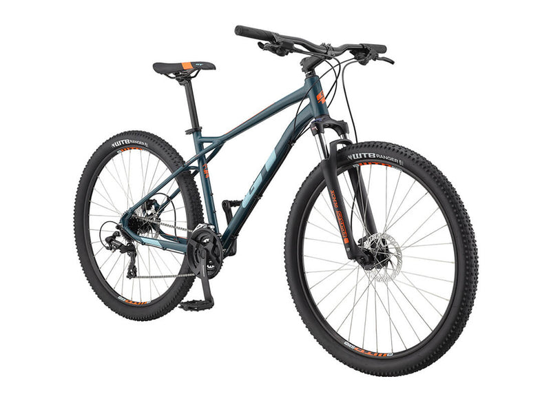 Load image into Gallery viewer, GT Aggressor Expert 29 MicroShift Mountain Bike in Grey Details
