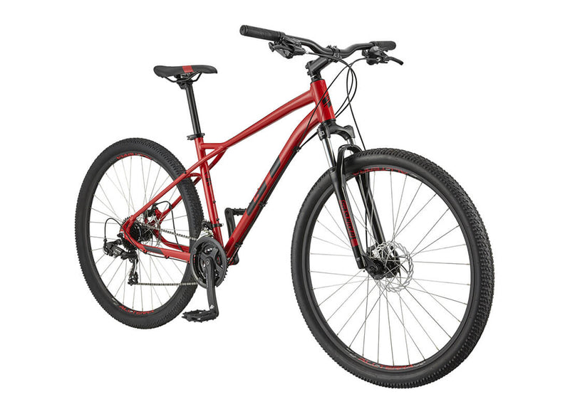 Load image into Gallery viewer, GT Aggressor Sport 29 Tourney Mountain Bike Details
