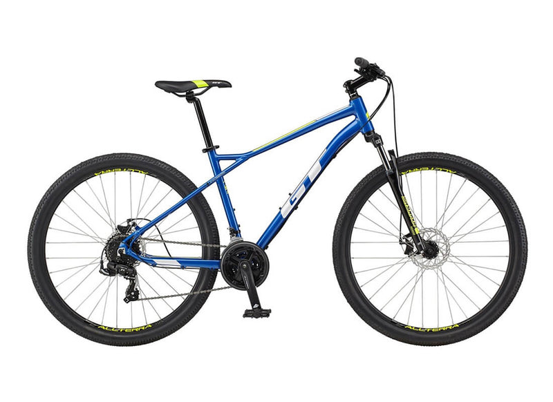 Load image into Gallery viewer, GT Aggressor Sport 29 Tourney Mountain Bike in Blue
