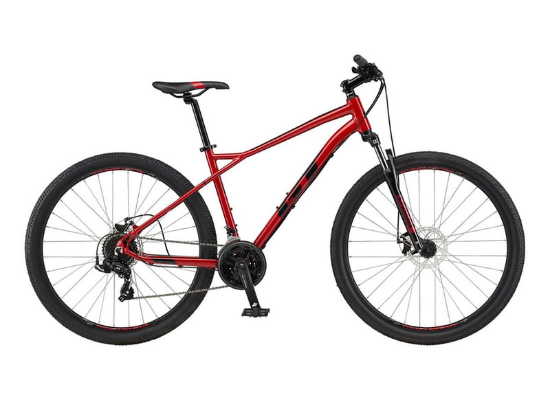 Load image into Gallery viewer, GT Aggressor Sport 29 Tourney Mountain Bike in Red
