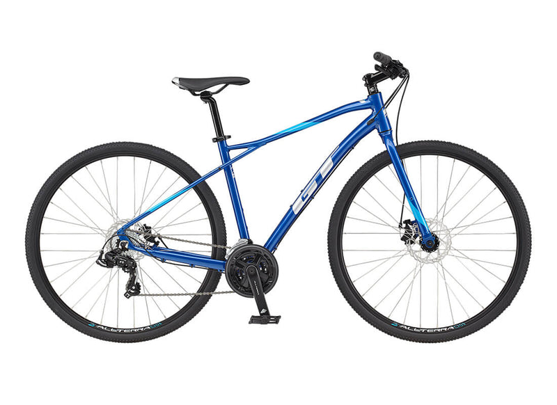 Load image into Gallery viewer, GT Transeo Spot Lightweight City Bike in Blue
