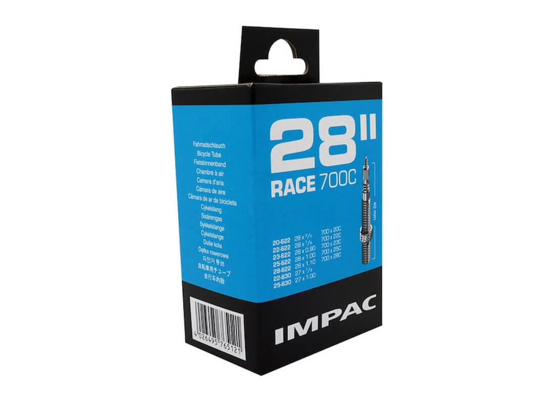 Impac 2pk Cycle Tubes 28" RACE - Long Presta Valve - 700x20