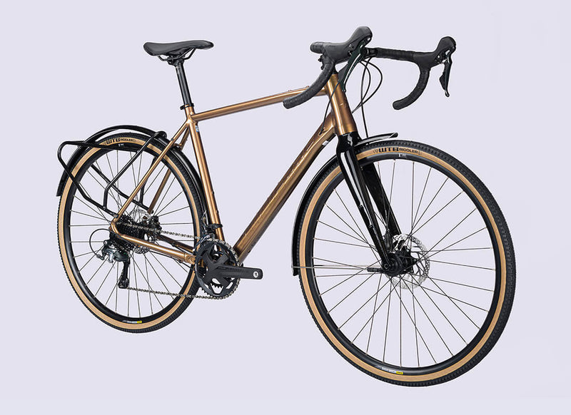Load image into Gallery viewer, Lapierre Crosshill 3.0 Gravel Bike in Brown and Black Side Angle

