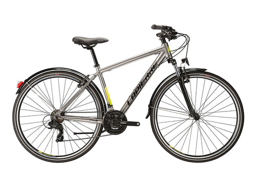 Lapierre Trekking 1.0 Gents City Bike in silver and Yellow