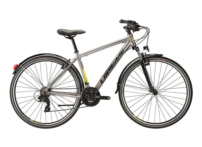 Load image into Gallery viewer, Lapierre Trekking 1.0 Gents City Bike in silver and Yellow
