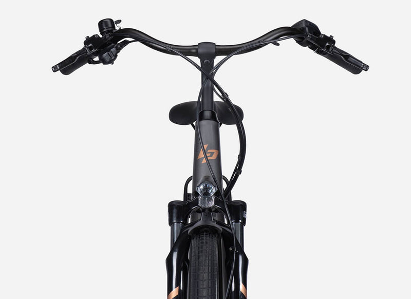 Load image into Gallery viewer, Lapierre e-Urban 3.4 Low Step Unisex Electric City Bike Front Detail
