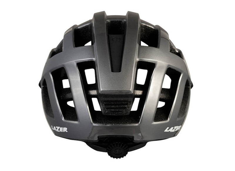 Load image into Gallery viewer, Lazer Adjustable Helmet Unisize in Grey Front Angle
