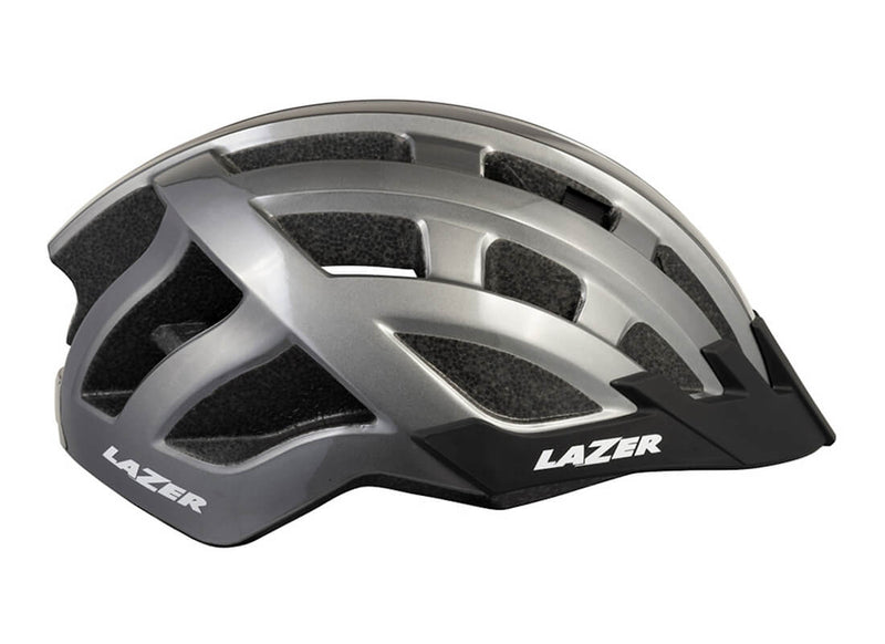Load image into Gallery viewer, Lazer Adjustable Helmet Unisize in Grey Side Angle
