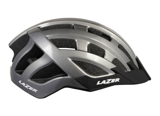 Lazer Adjustable Helmet Unisize in Grey Side Angle