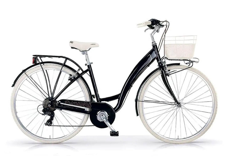 Load image into Gallery viewer, Primavera Aluminium Ladies Classic City Bike 26 in Black
