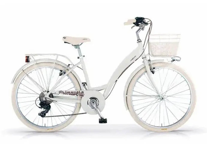 Primavera Aluminium Ladies Classic City Bike 26 in Ivory
