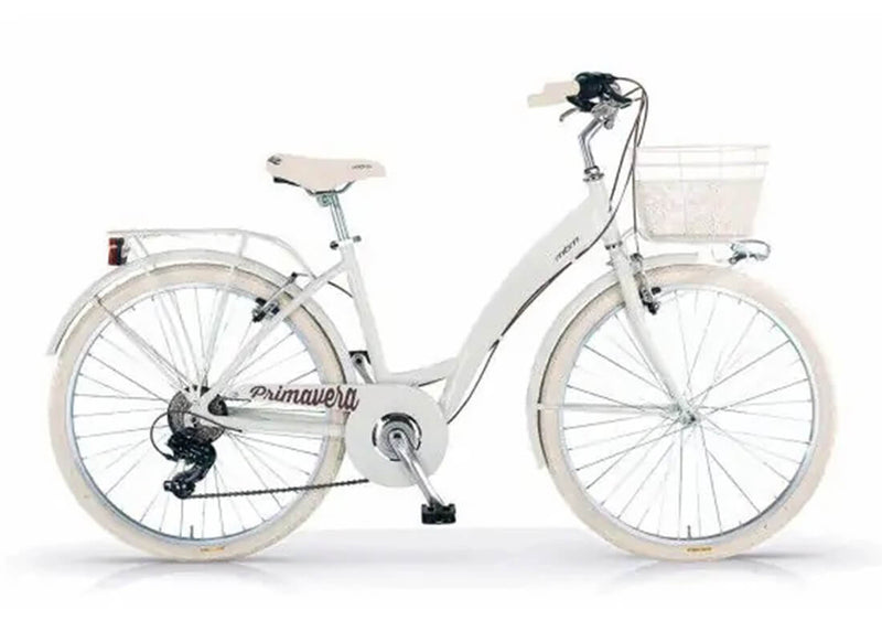 Load image into Gallery viewer, Primavera Aluminium Ladies Classic City Bike 26 in Ivory
