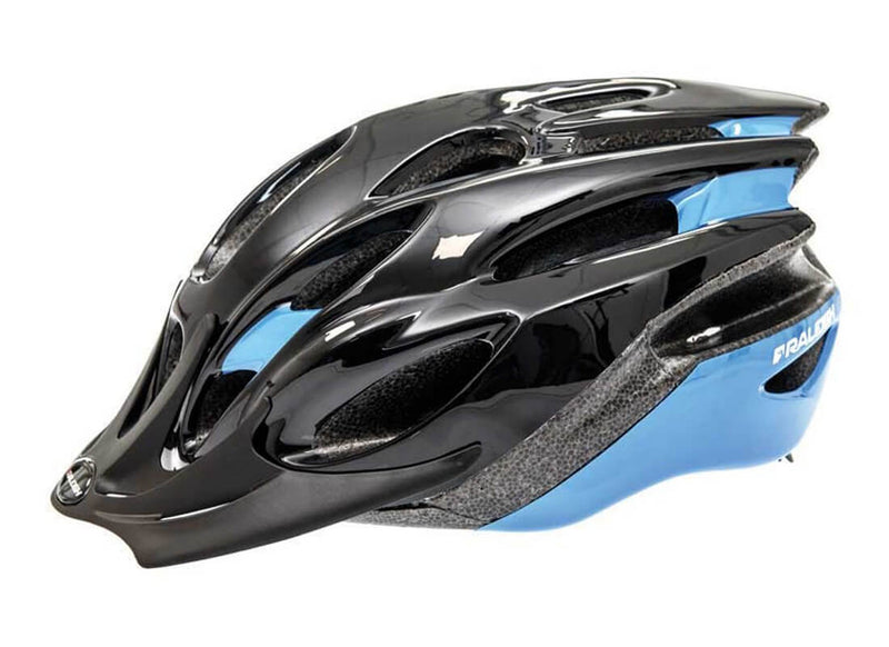 Load image into Gallery viewer, Raleigh Mission Evo Helmet in Blue and Black
