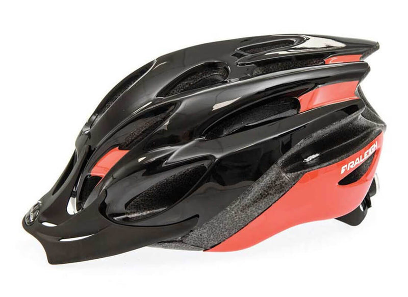 Load image into Gallery viewer, Raleigh Mission Evo Helmet in Red and Black
