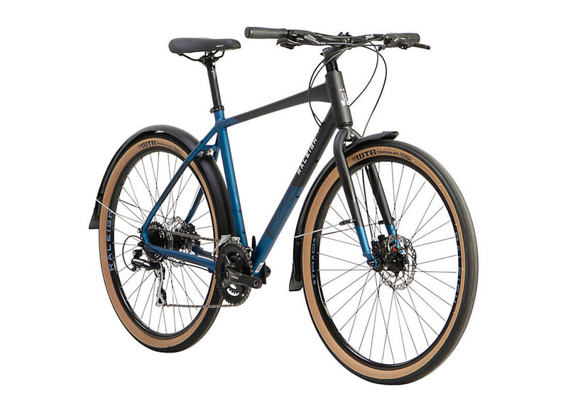 Load image into Gallery viewer, Raleigh Strada 650 Gents Hybrid Bike in Black and Blue

