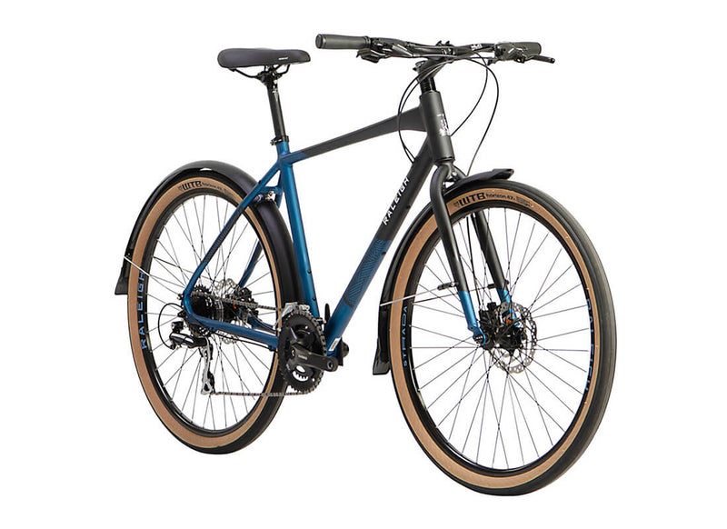 Load image into Gallery viewer, Raleigh Strada City Crossbar in Black and Blue
