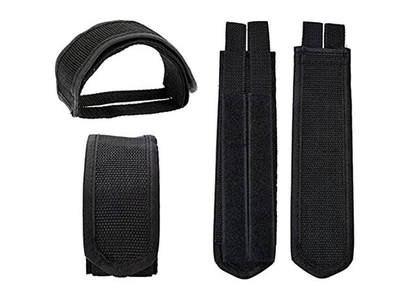 Load image into Gallery viewer, Safe to use Black Velcro Pedal Straps Pair
